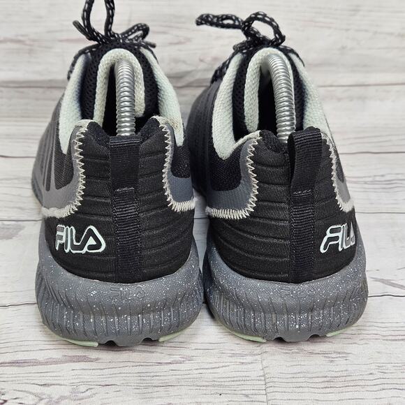 Fila Women Running Sneaker Sz 10 Gray Memory Foam Synthetic Upper 5JM00232-009 - Picture 4 of 7